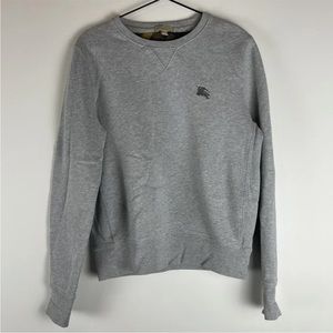 Burberry Brit Claridge Cotton Blend Men's Sweatshirt Gray - Small